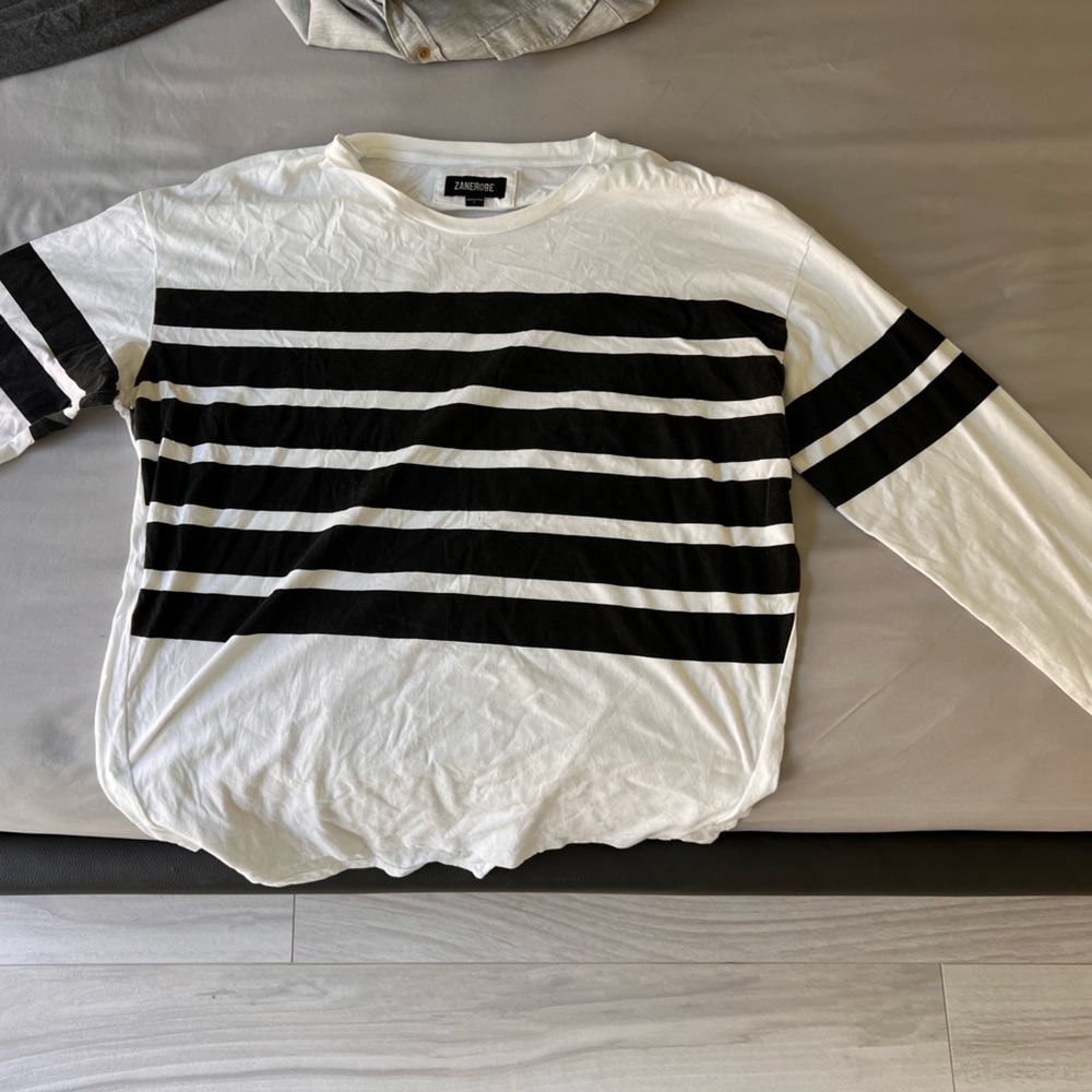 Men Long Sleeve Zanerobe Tshirt